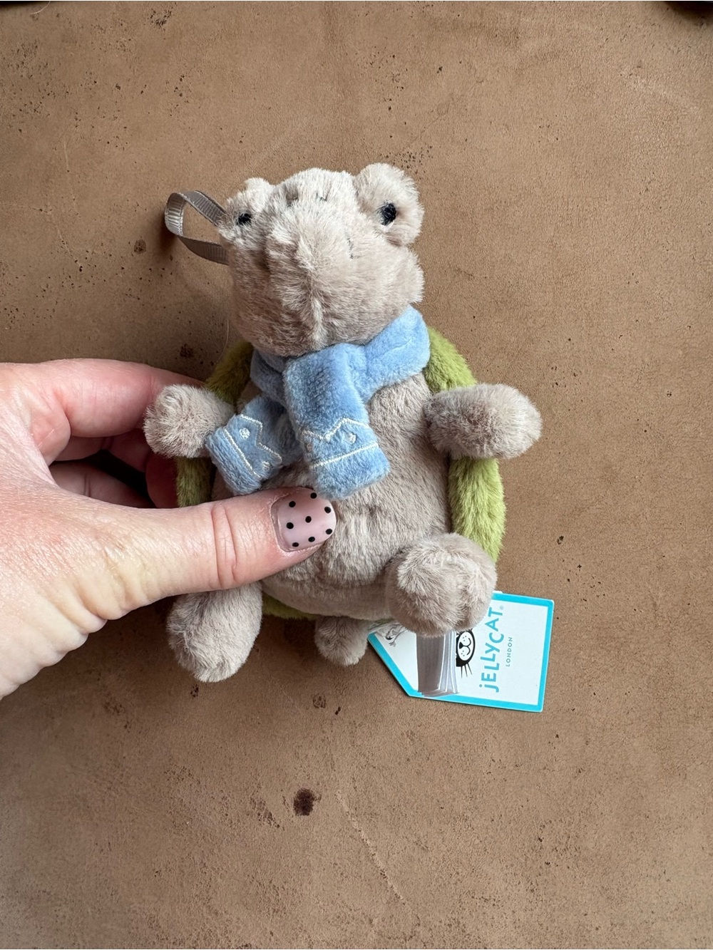 EUC JellyCat Timmy Turtle Decoration.